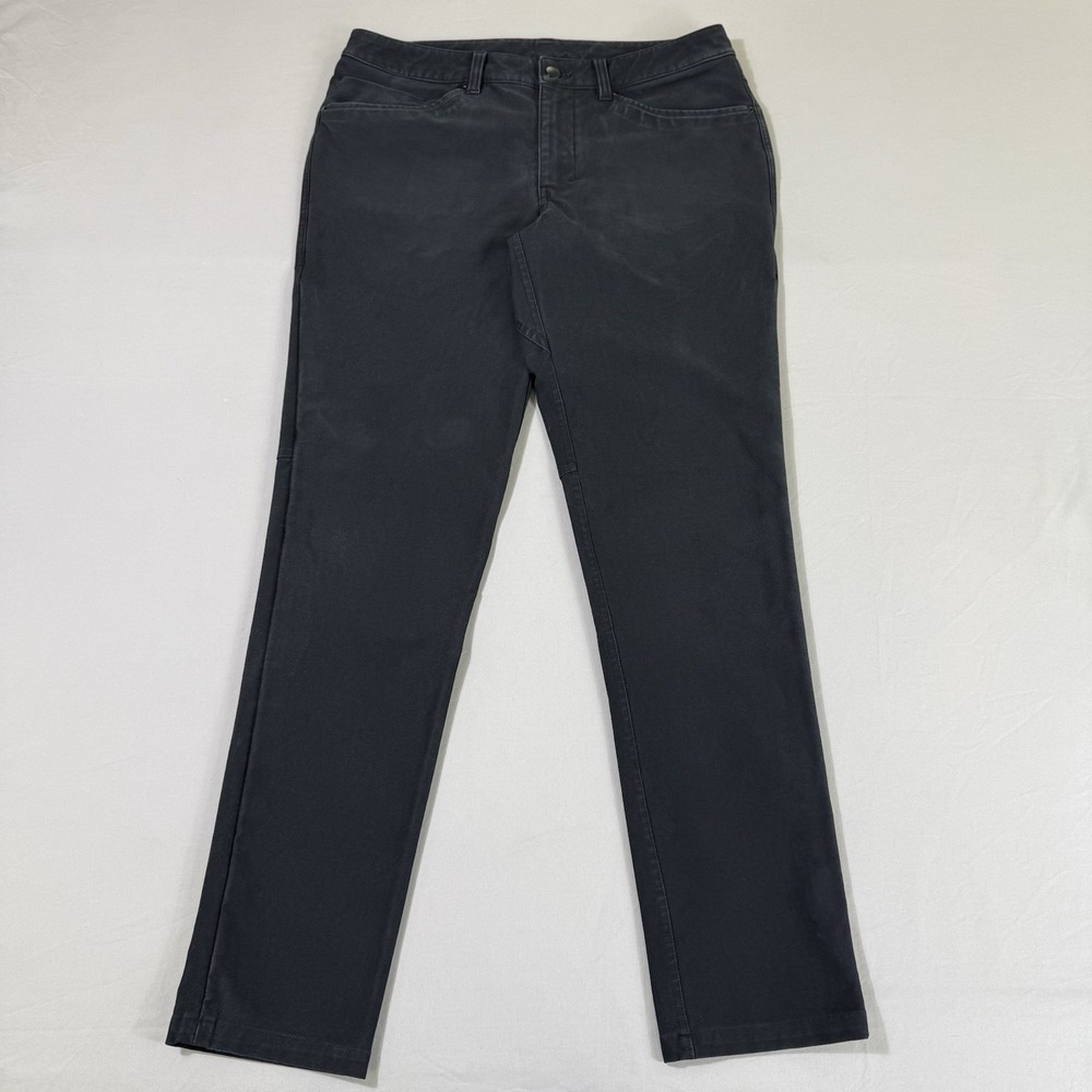 Lululemon ABC Utilitech Pants Slim Mens Size 32x31 Black Abrasion Resistant Jean